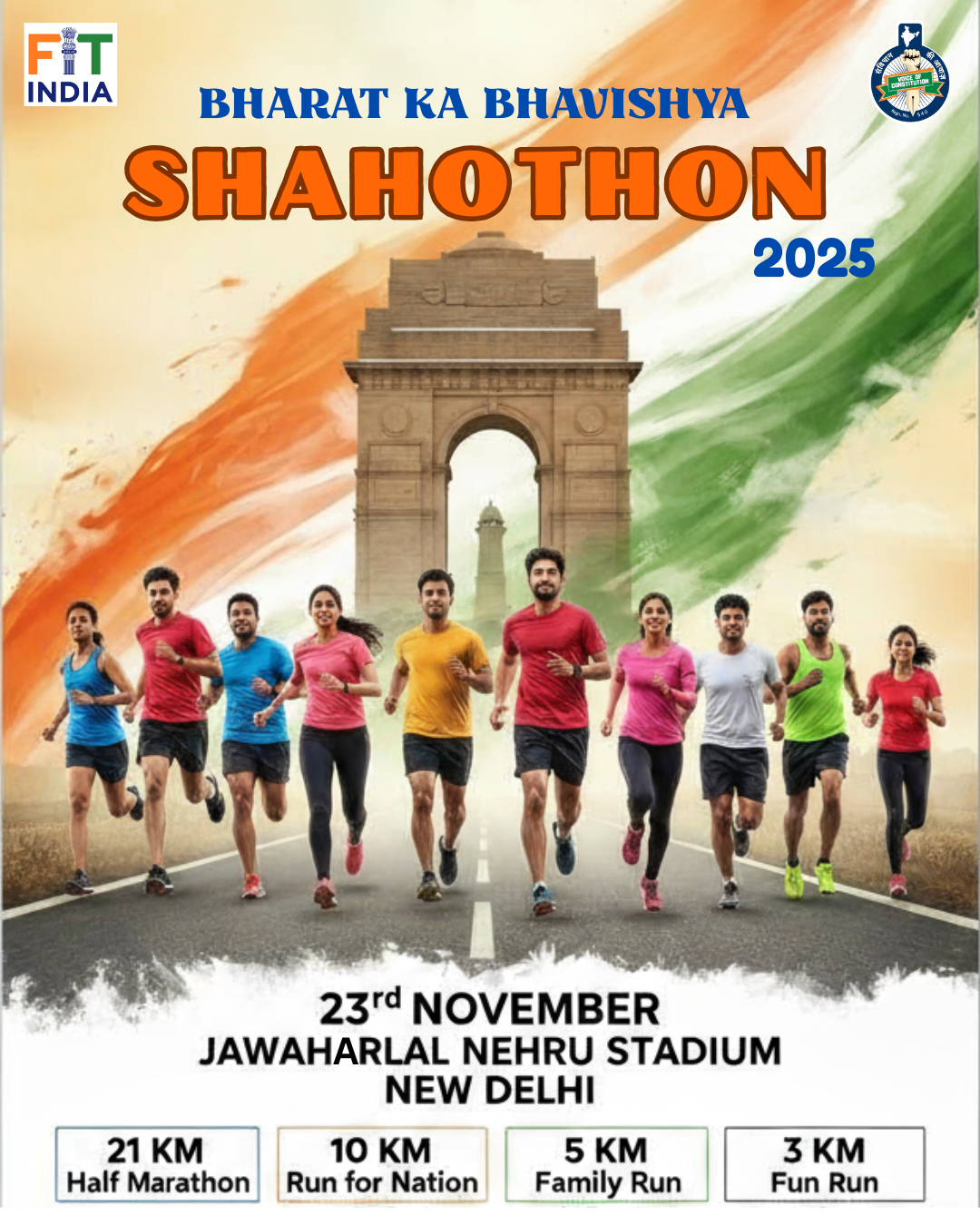 Shahothon 2025: A Marathon That Runs with the Vision of Shri Amit Shah Ji for a United and Strong India