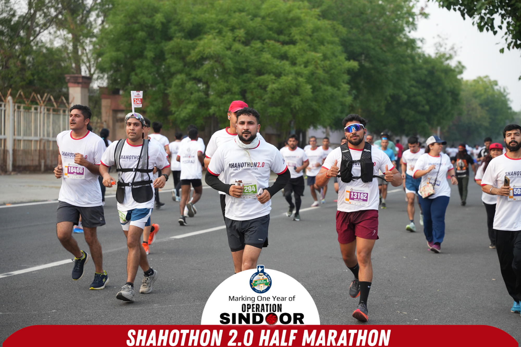Thousands of Runners Join Shahothon 2.0 Delhi Half Marathon