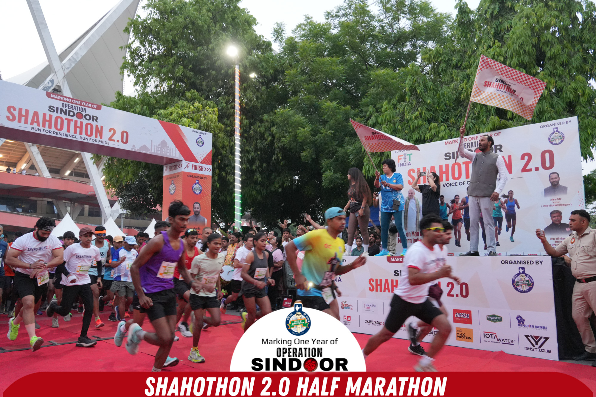 Shahothon 2.0 Delhi Half Marathon Concludes Successfully